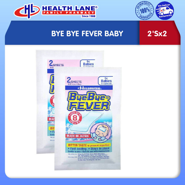 BYE BYE FEVER BABY (2'Sx2)- SHORT EXPIRED | Health Lane eStore